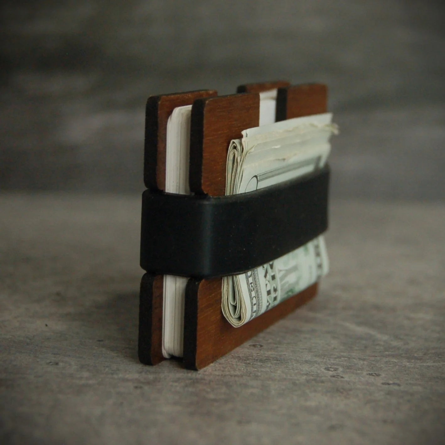The Mushroom Wood Wallet