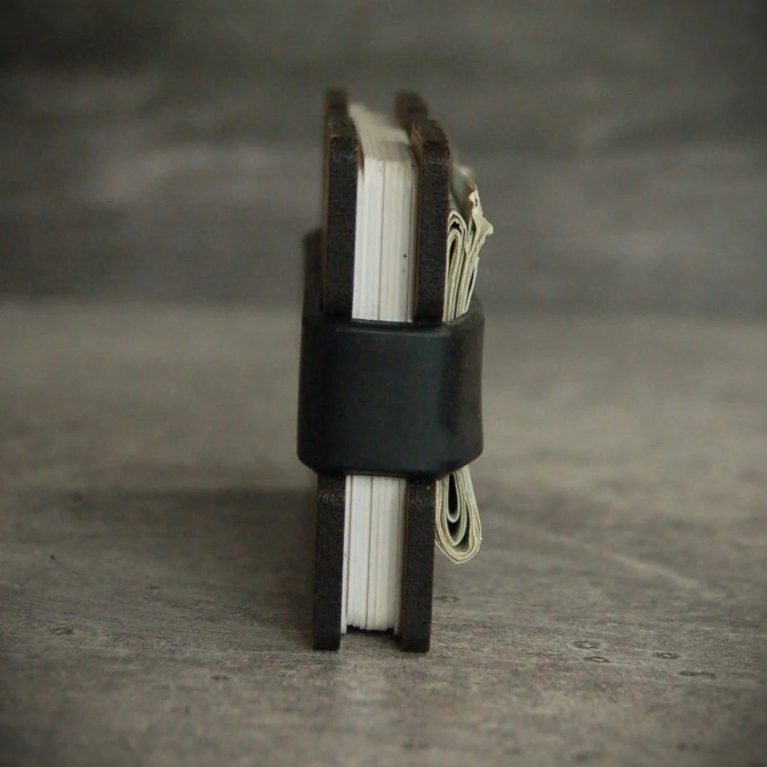The Mushroom Wood Wallet