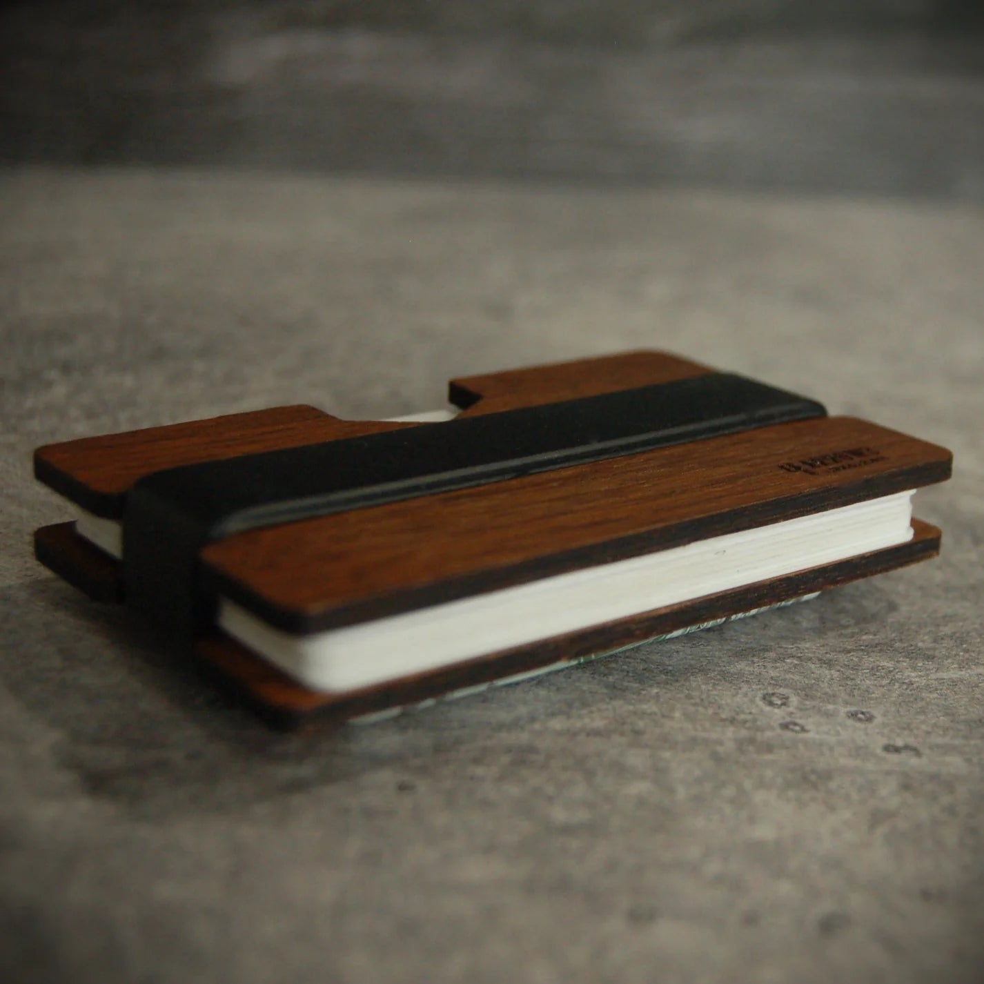 The Mushroom Wood Wallet