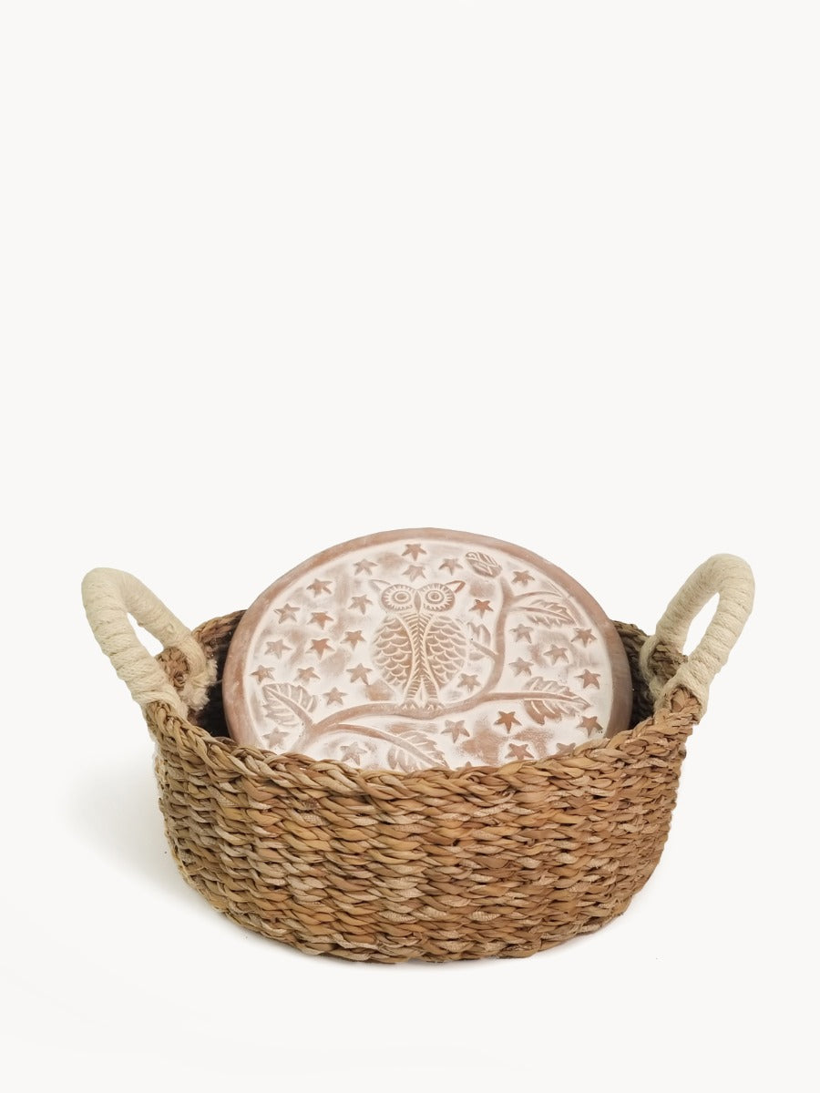 Bread Warmer & Basket - Owl Round-0