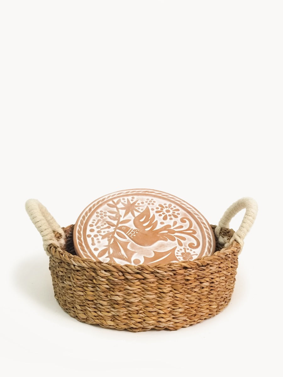 Bread Warmer & Basket - Bird Round-0