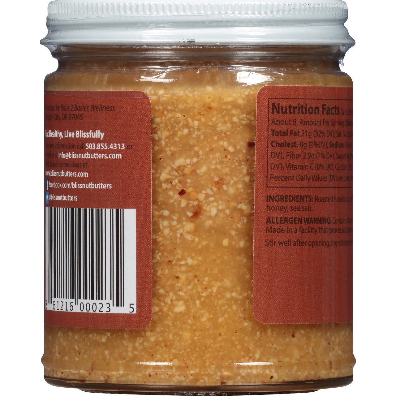 Bliss Hazelnut Butter (6x9 OZ)-2