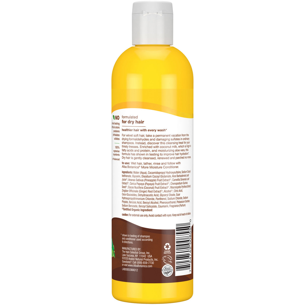 Alba Botanica Extra Rich Coconut Shampoo (1x12Oz)-1