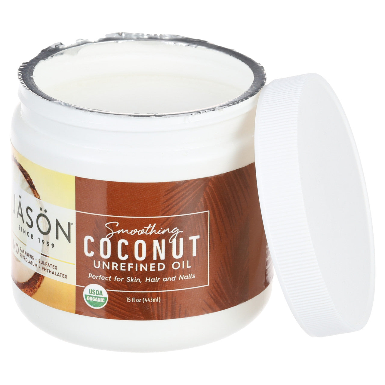Jason Natural Smoothing Coconut Oil (1x15 OZ)-3