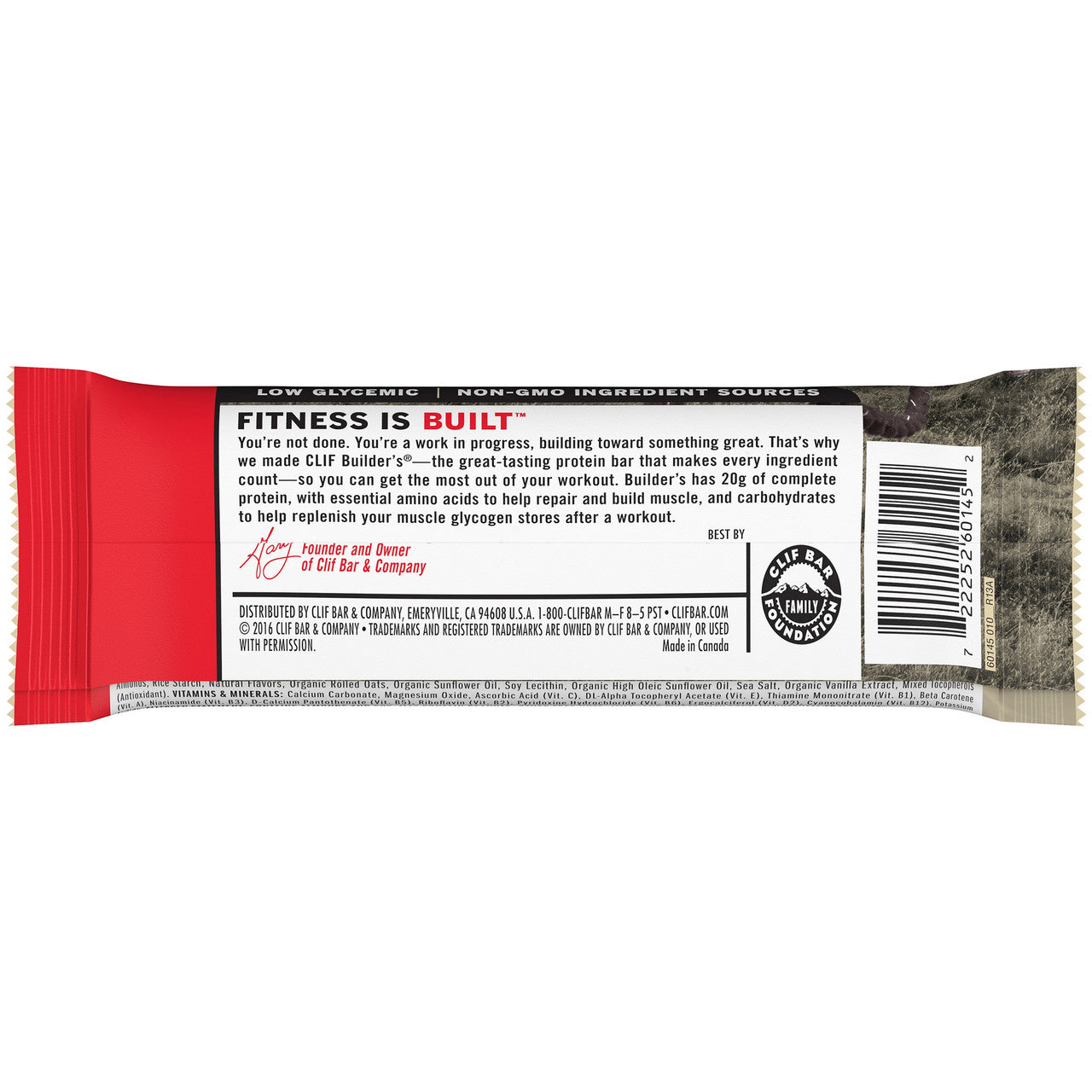 Clif Bar Vanilla Almond Builder Bar (12x2.4 Oz)-3