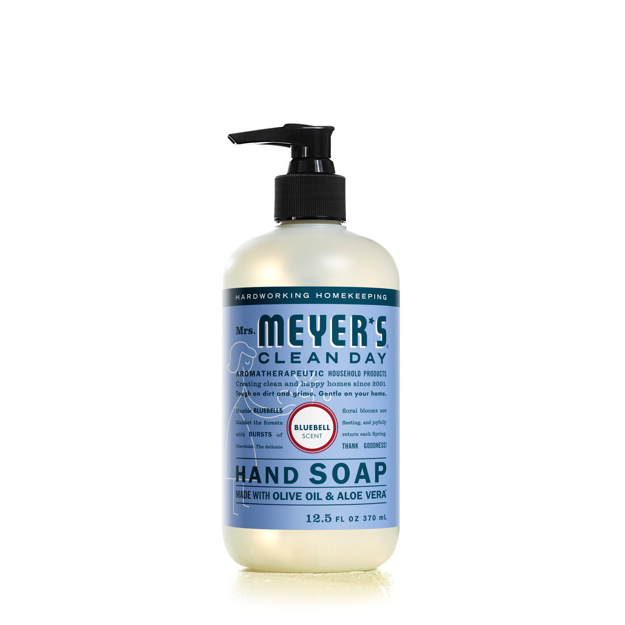 Mrs. Meyers Bluebell Liquid Hand Soap (6x12.5 Oz)-1