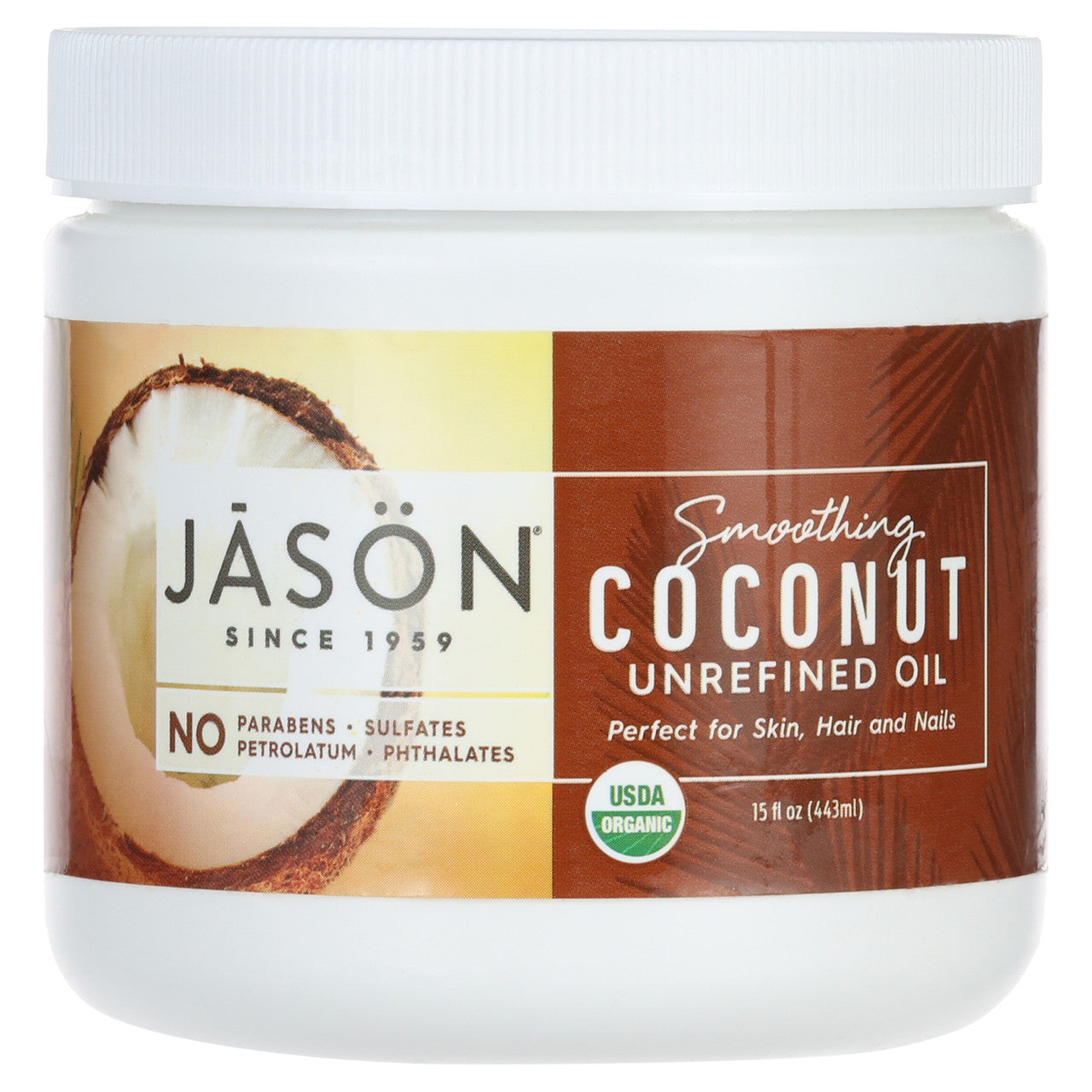 Jason Natural Smoothing Coconut Oil (1x15 OZ)-7