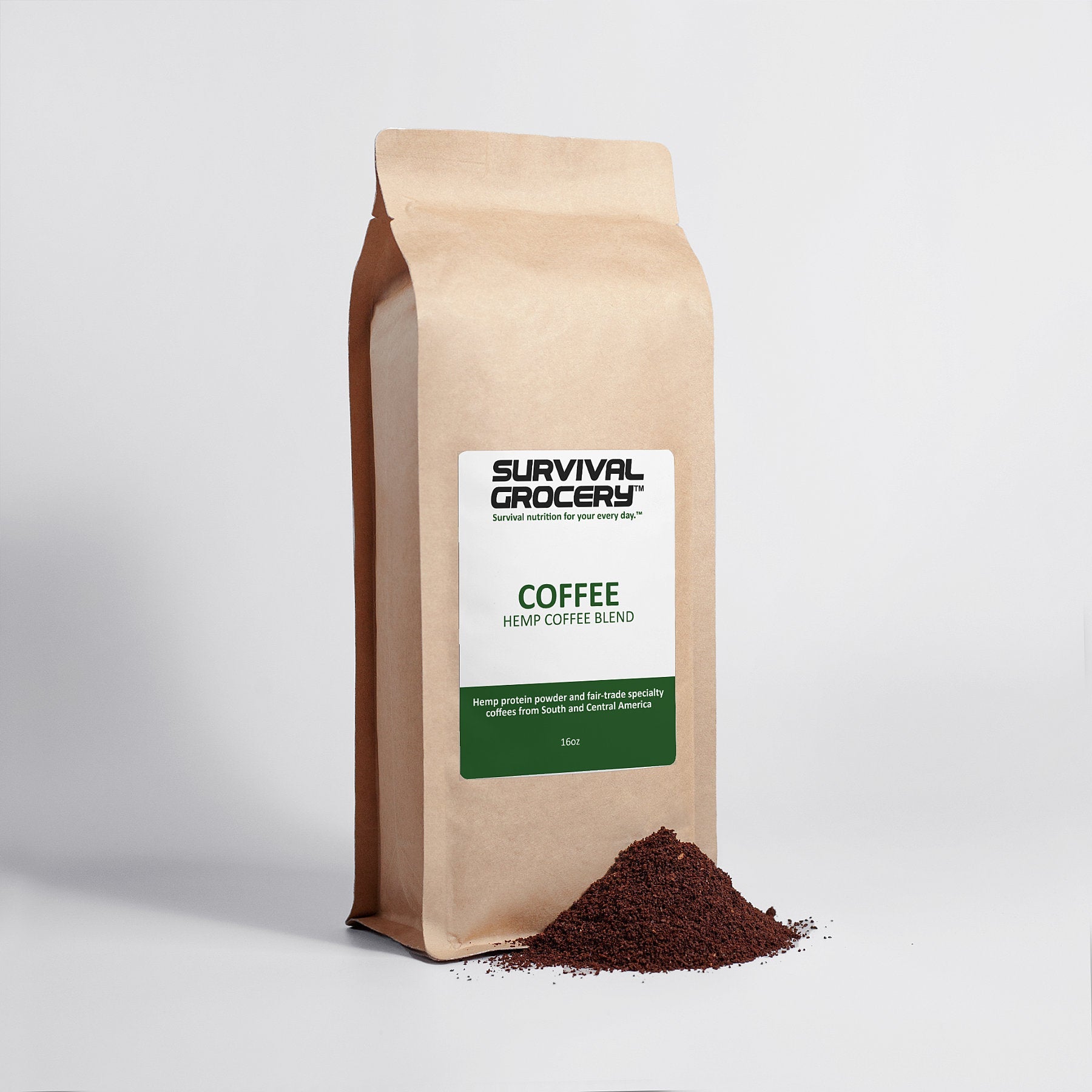 Organic Hemp Coffee Blend - Medium Roast 16oz-1