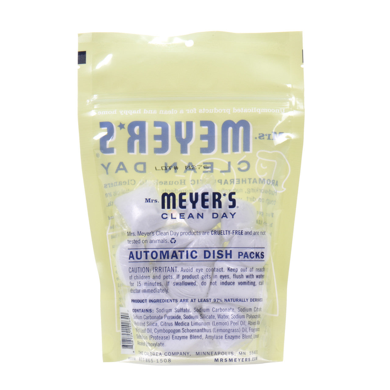 Mrs Meyers Auto Dshwsh Pks Lem (6x12.7OZ )-3