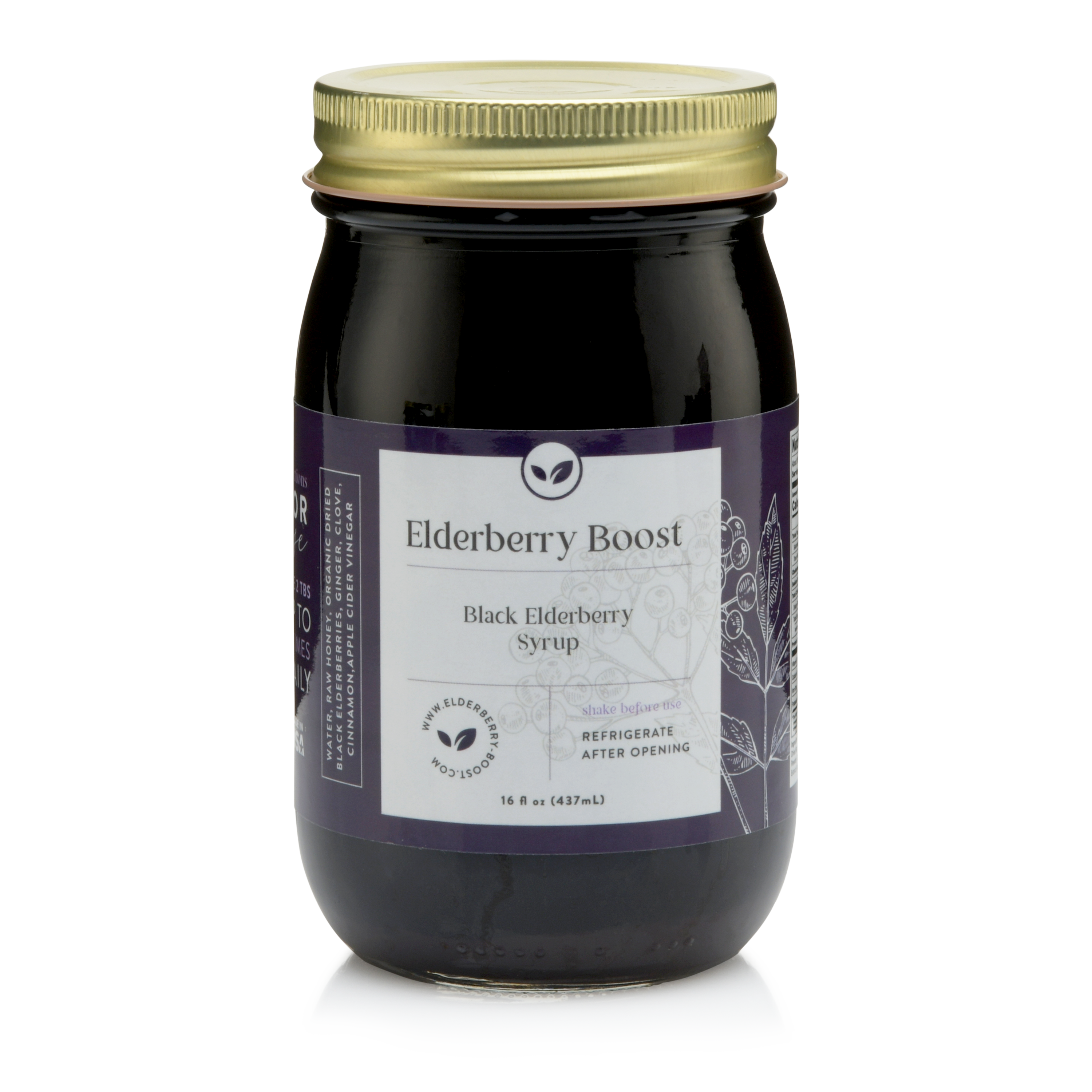 Organic Elderberry Boost (16 oz)-0