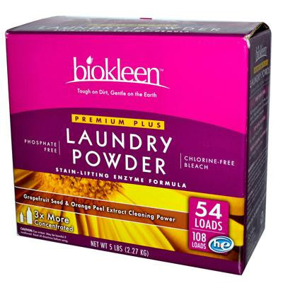 Biokleen Premium Plus All Temperature Laundry Powder (1x5 Lb)-0