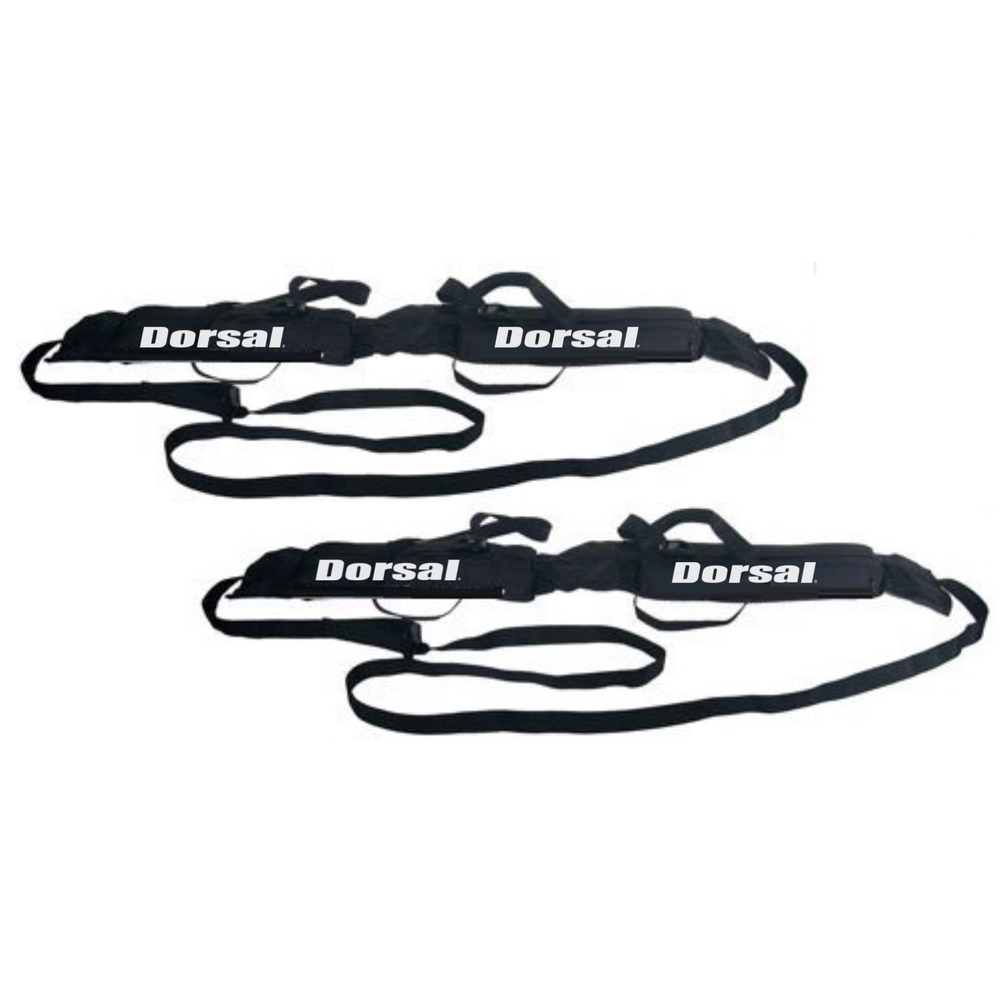 DORSAL Wrap Rax Double Surfboard Soft Roof Rack Pads with Straps - Pack of 2 Corrosion Resistant Buckles, Universal Fit, Trucks and SUVs - Long Boards, Short Boards, SUP, Soft Tops-3