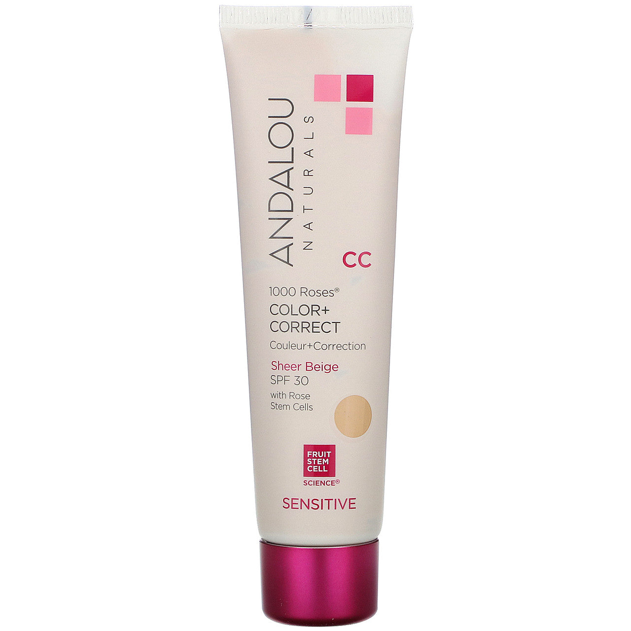 Andalou Naturals 1000 Roses CC Nude SPF 30 (1x2 OZ)-0