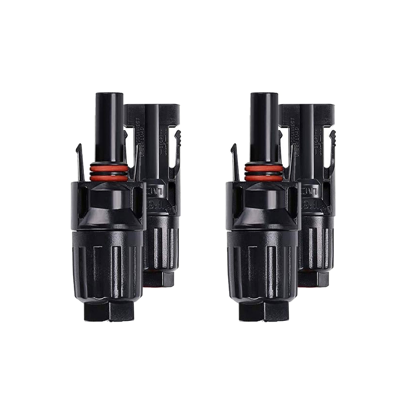 ACOPOWER 2 Pairs PV Connector Male/Female Solar Panel Cable Connectors-0