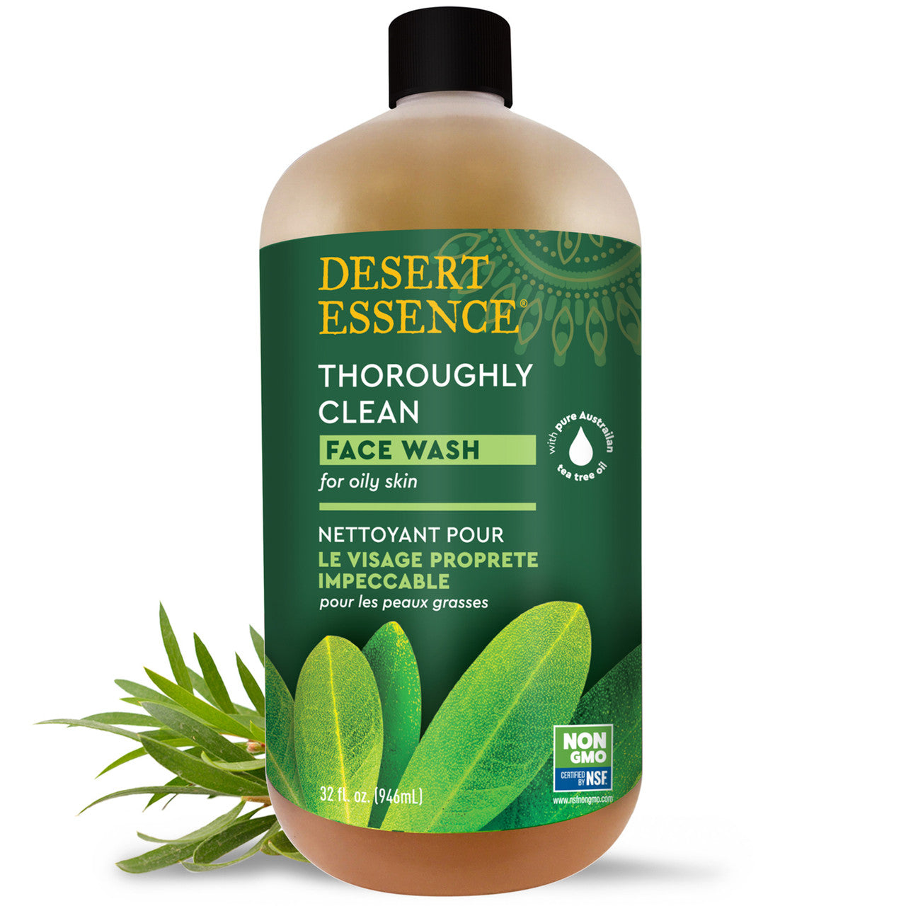 Desert Essence Thoroughly Clean Face (1x32 Oz)-1