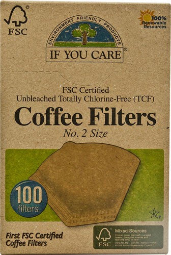 If You Care #2 Cone Brown Coffee Filter (1x100 CT)-0