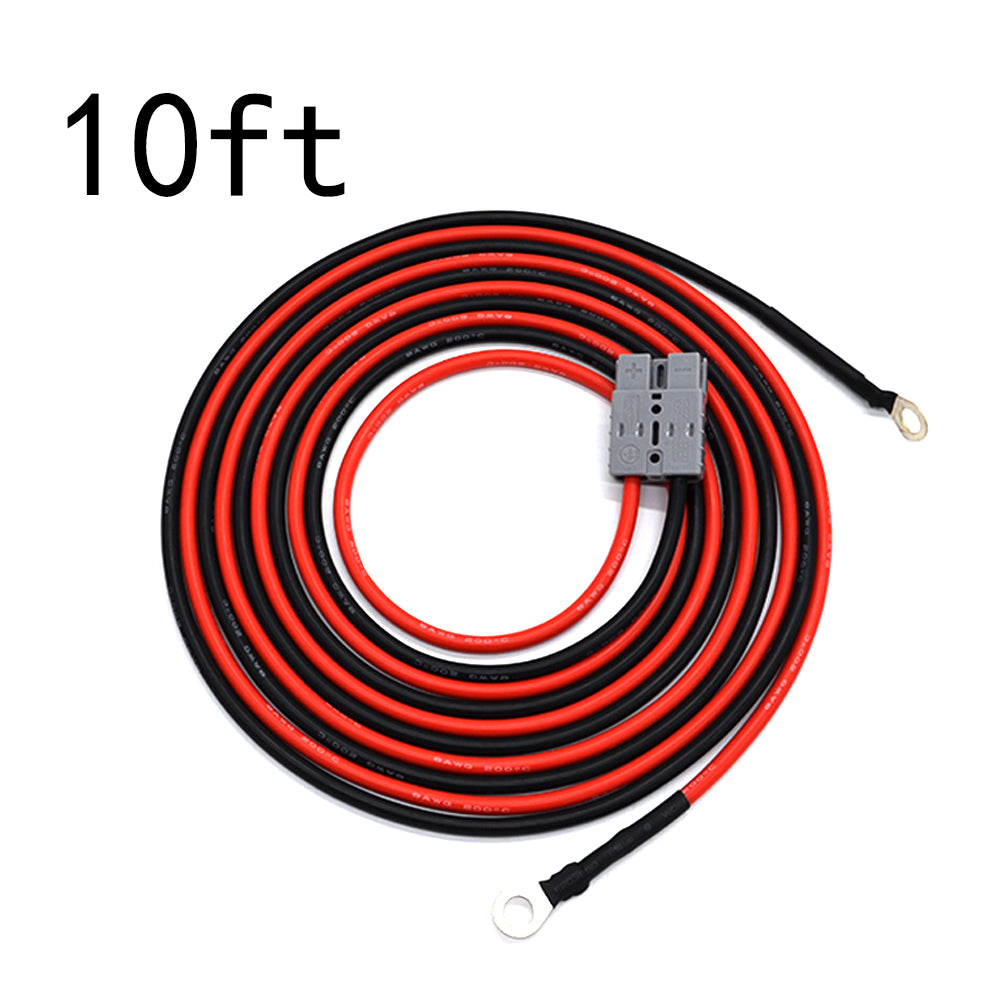 ACOPOWER 9ft 8AWG Anderson-Ring Cable-2