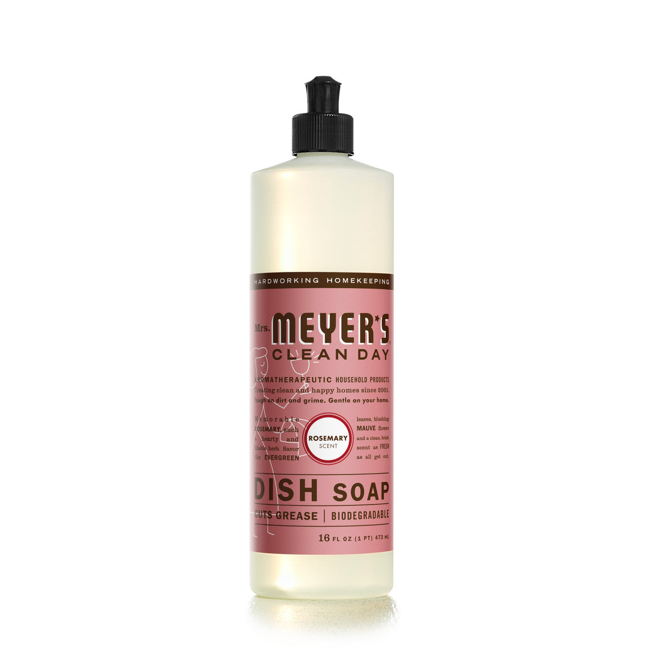 Mrs. Meyers Clean Day Liquid, Rosemary (6x16 Oz)-2