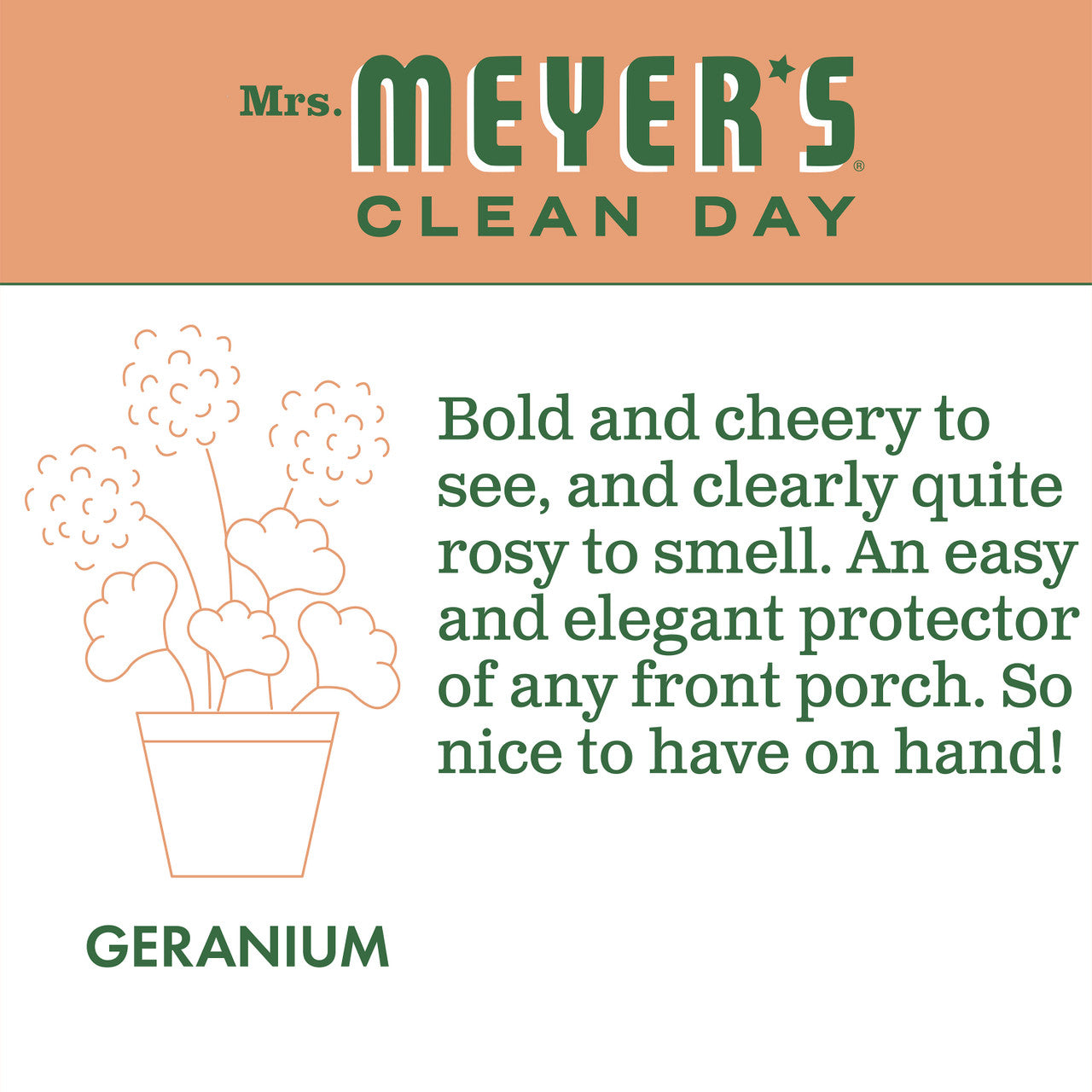 Meyers Geranium Liquid Dish Soap (6x16 Oz)-9