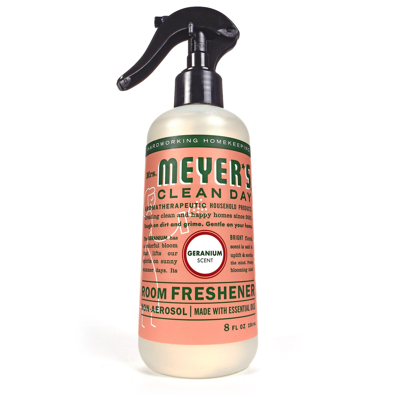Mrs. Meyer's Clean Day Room Freshener Spray Geranium (6x8 OZ)-1
