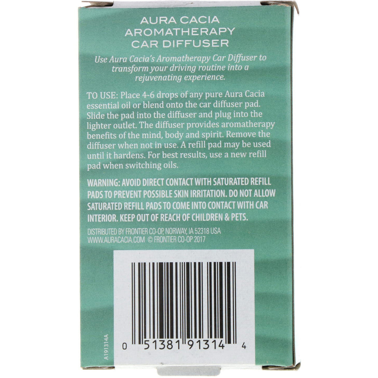 Aura Cacia Aromatherapy Car Diffuser (1xDIFFUSER)-1