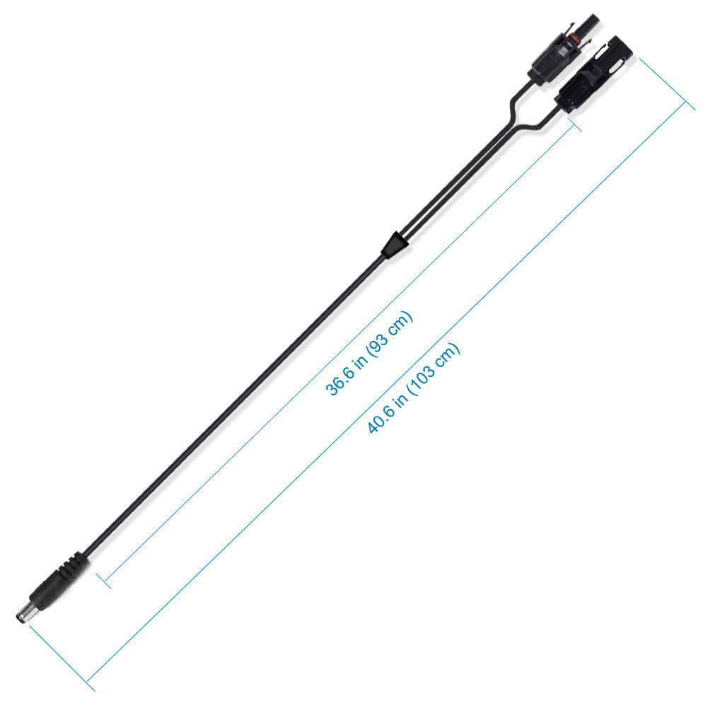 ACOPOWER Solar Panel connector -DC5521(5.5mm x 2.1mm) Adapter-1
