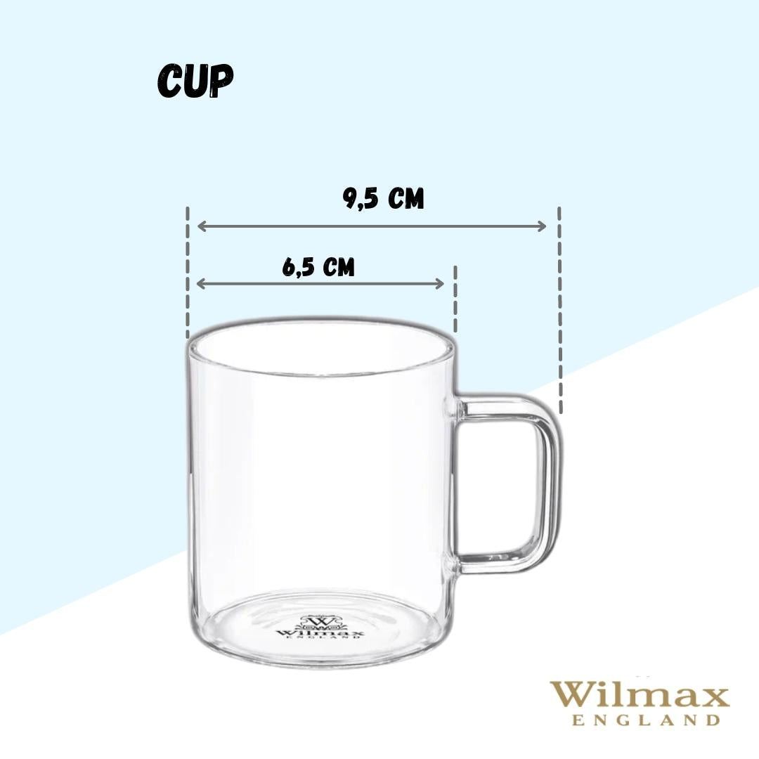 Thermo Glass Cup 7 Oz | High temperature and shock resistant-8