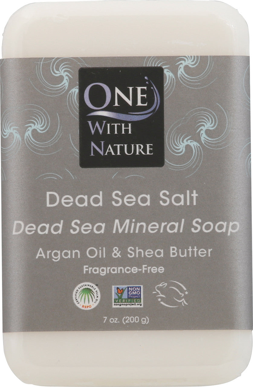 One With Nature Dead Sea Salt Soap (7Oz)-1