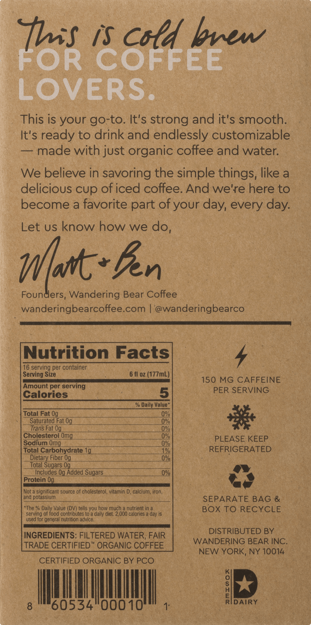 OG2 WNDR CLD BRW BLK COF ( 3 X 96 OZ   )-1