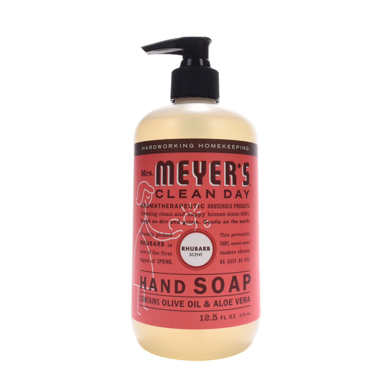 Mrs. Meyers Rhubarb Liquid Hand Soap (6x12.5 Oz)-1