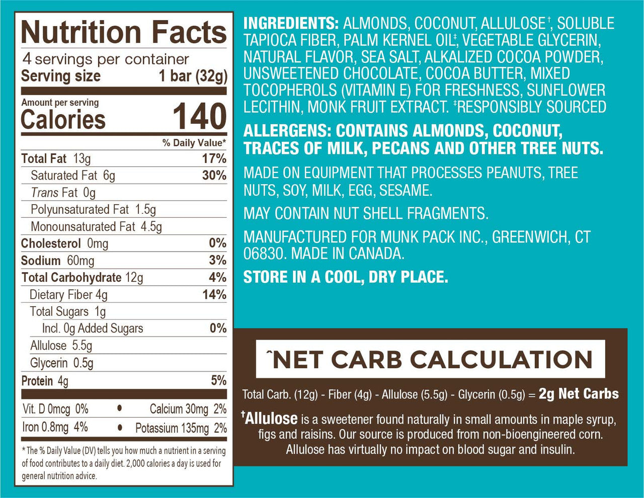 MUNK CNUT COCOA CHP BAR ( 6 X 4 OZ )-1