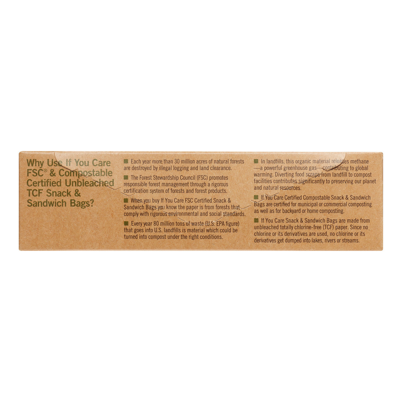 If You Care Soy Wax Paper Sandwich Bag (12x48 CT)-2