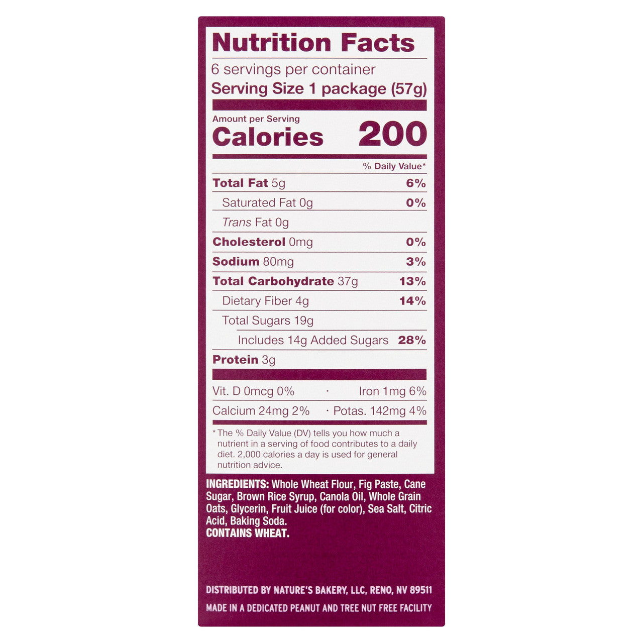 NAT BKRY FIG BAR ORIG WW ( 6 X 6 PACK )-2