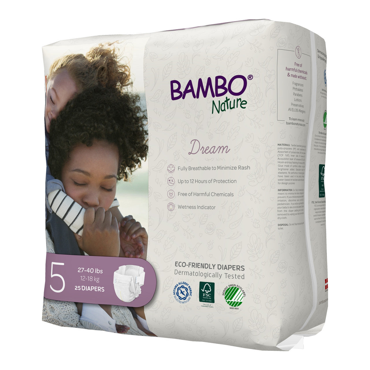 BMBNAT DIAPERS SIZE 5 ( 6 X 25 OZ )-3