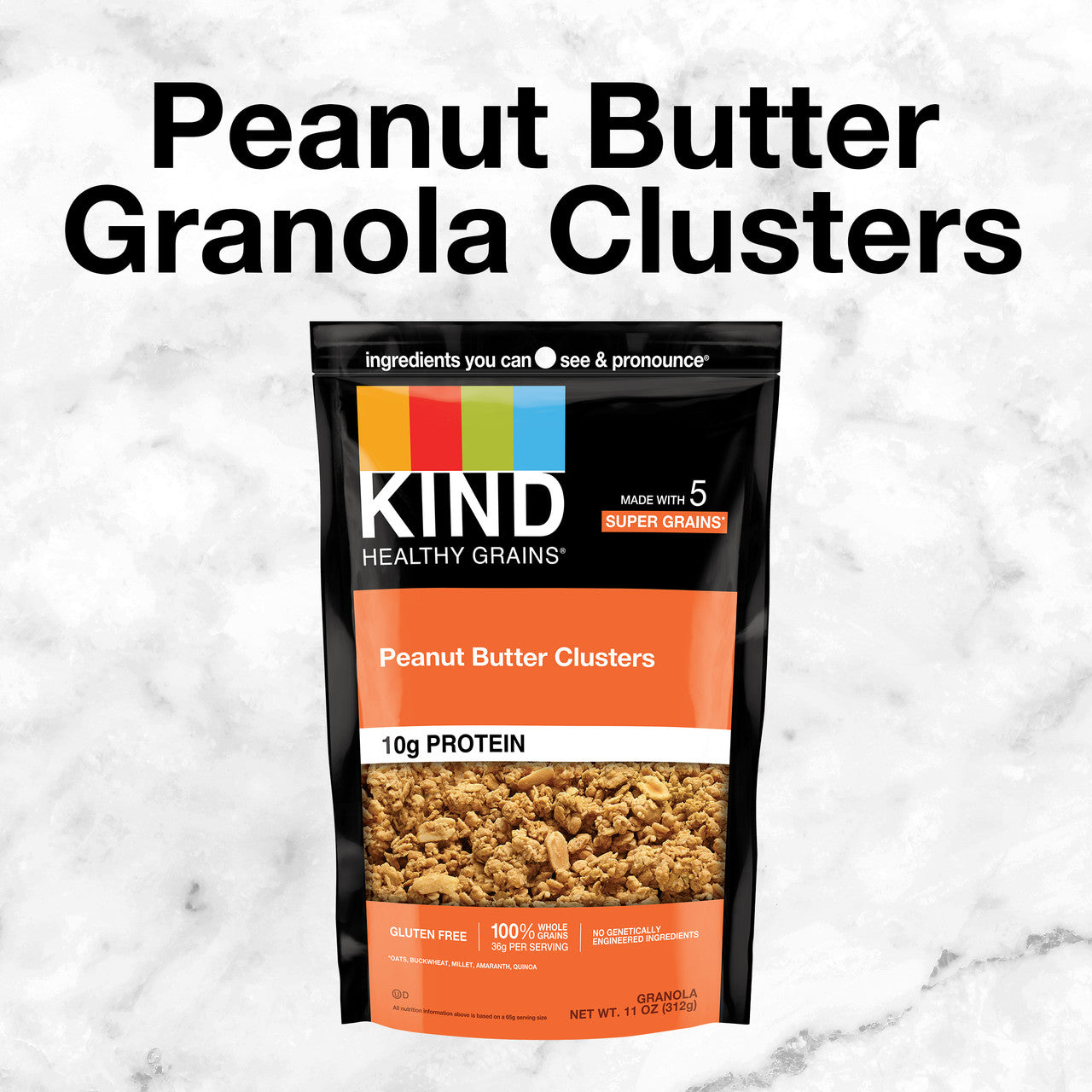 Kind Peanut Butter Wholegrain Clusters (6x11 Oz)-2