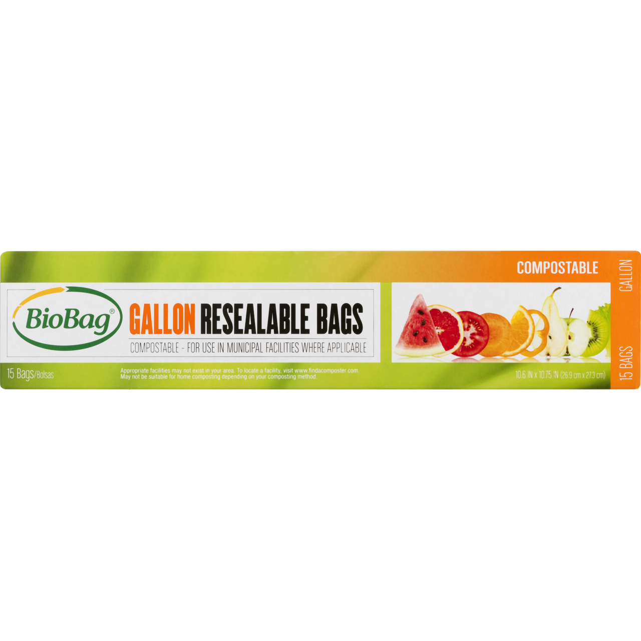 BIOBAG GALLON RESEAL BAG ( 12 X 15 CT   )-3