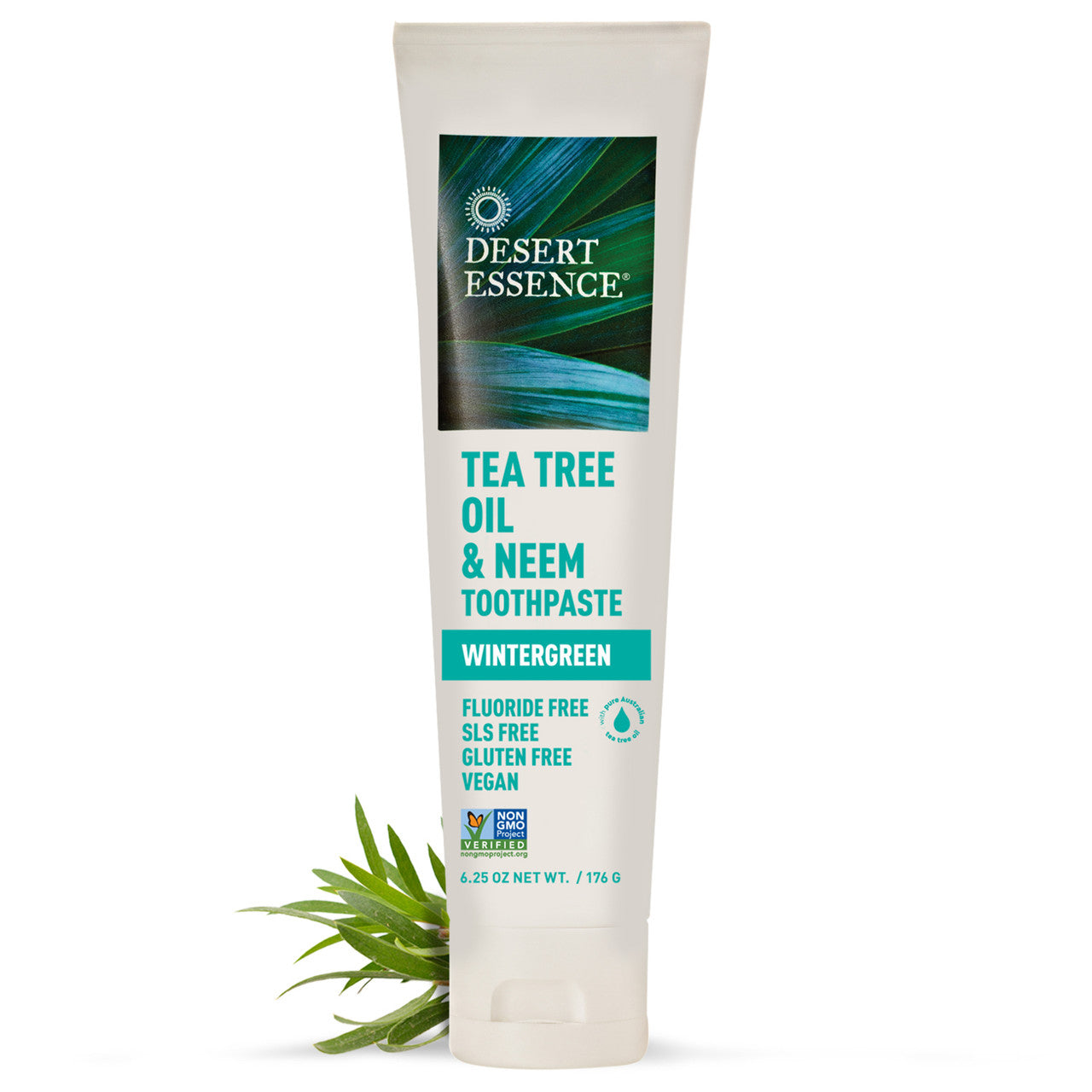 Desert Essence Tea Tree Neem Wintergreen Toothpaste (1x6.25 Oz)-1