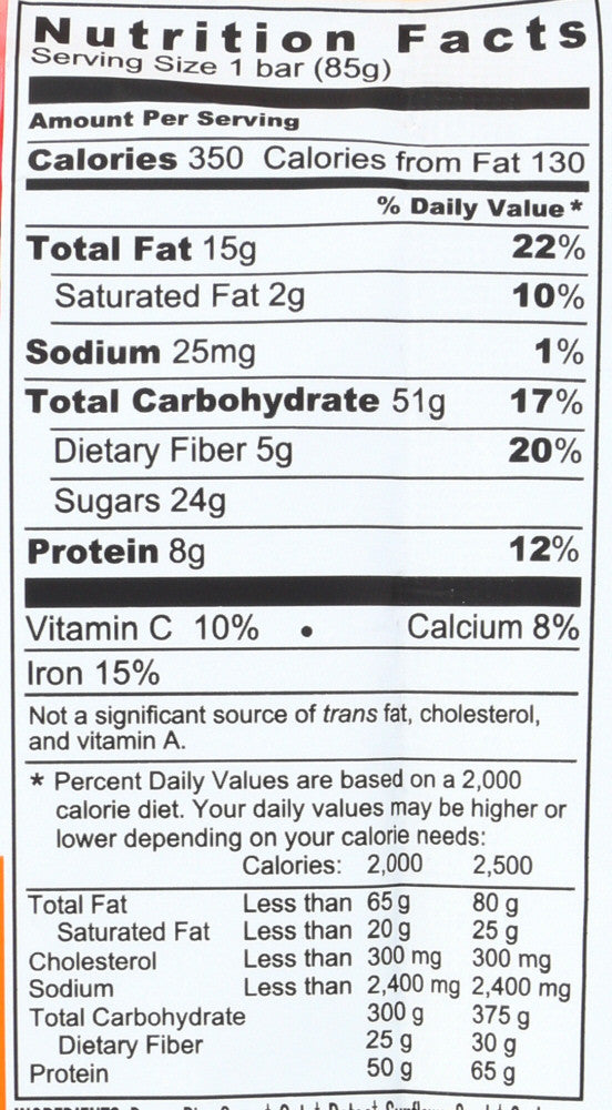 Probar Organic Super Fruit Slam Bar (12x3 Oz)-1