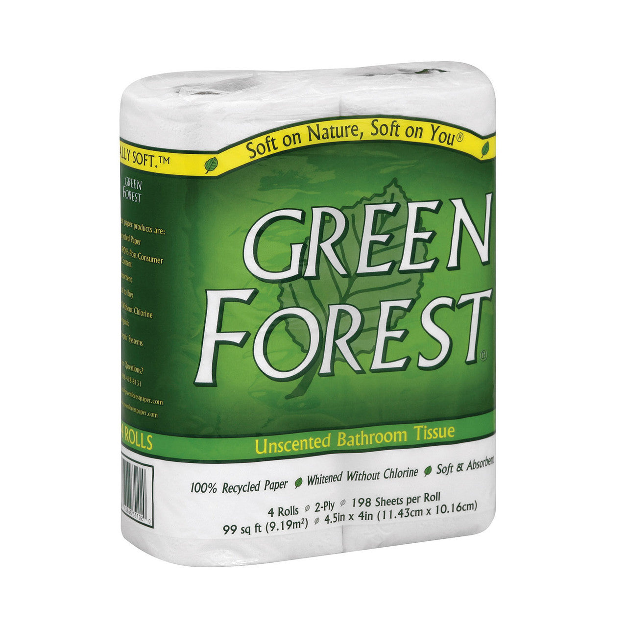 Green Forest Bath Tissue White 2-Ply (24x4 PK)-0