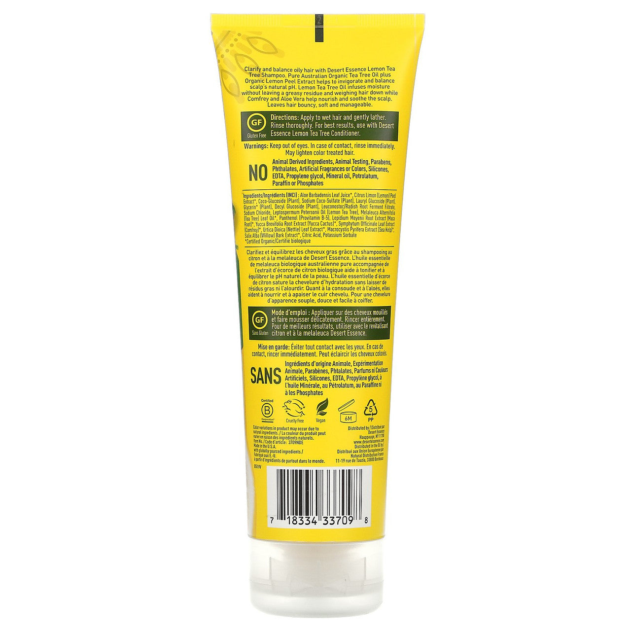 Desert Essence Tea Tree Lemon Shampoo (1x8 Oz)-1