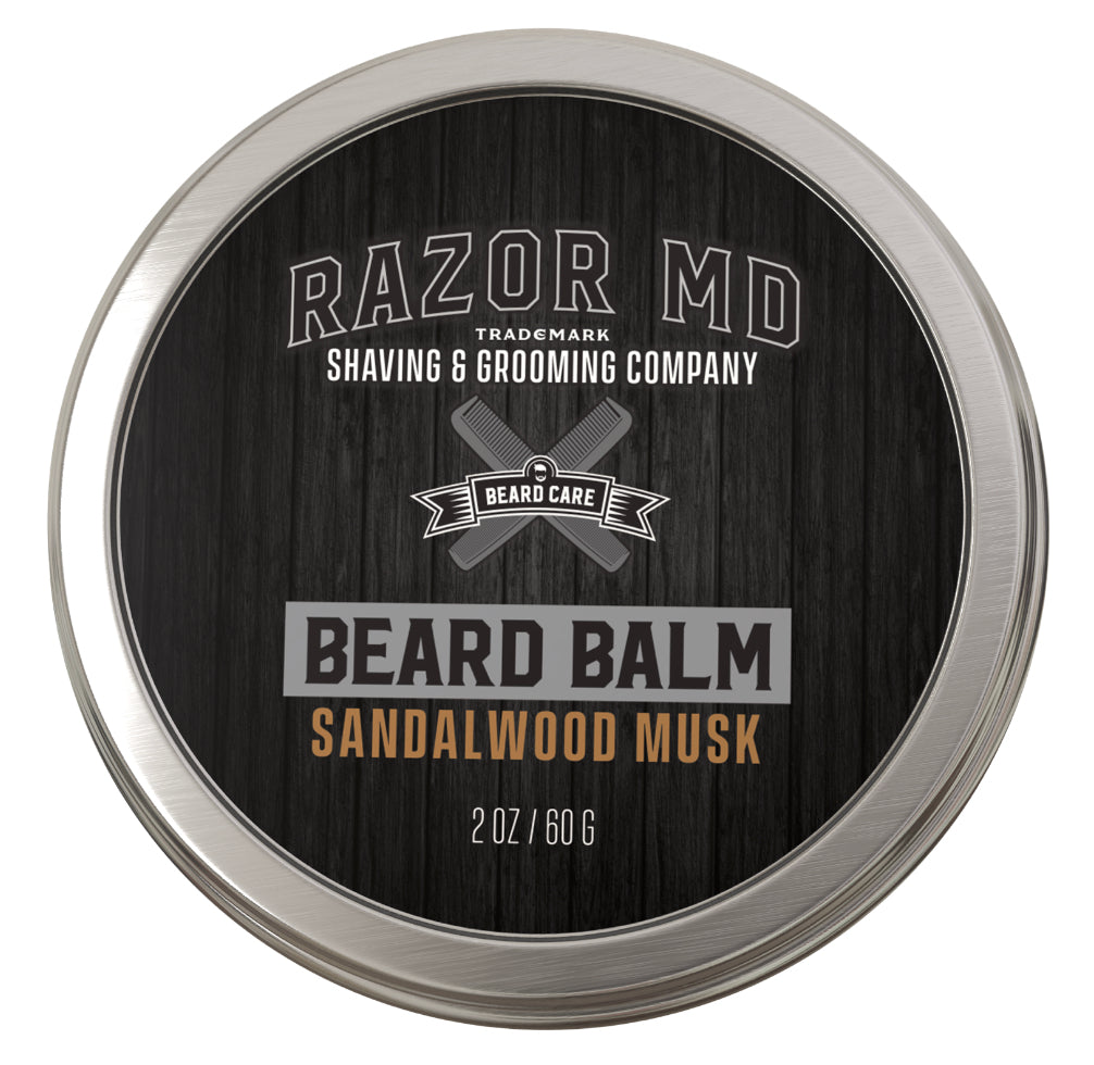 Beard Balm 2oz Sandalwood Musk-4