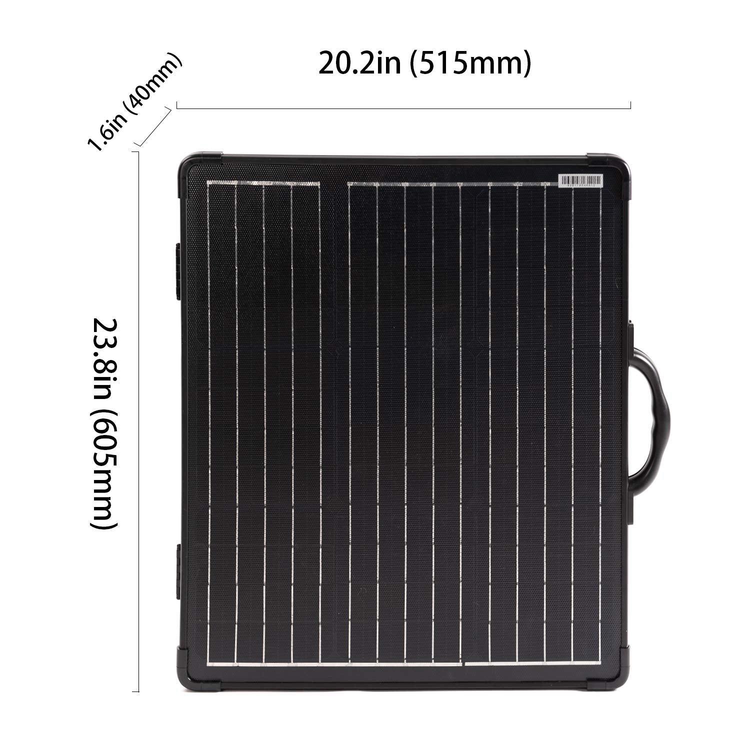 ACOPower Plk 100W Portable Solar Panel Kit,Lightweight 20A Charge Controller-2