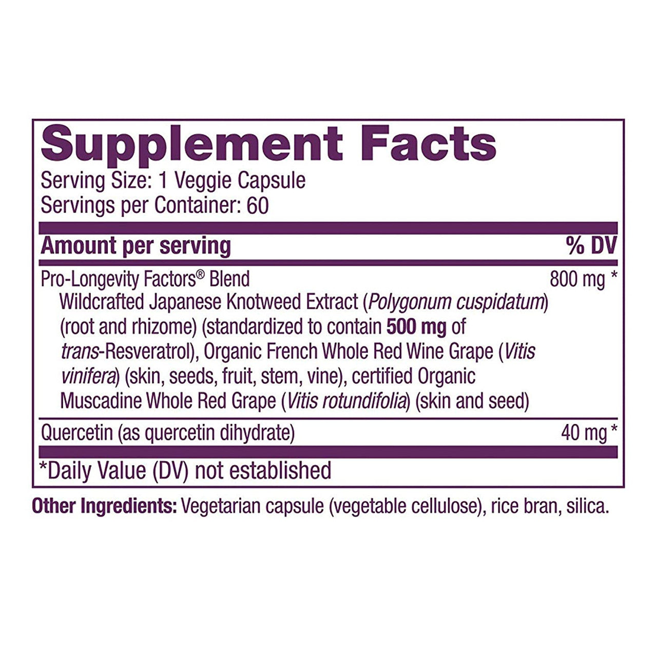 RSRVEAGE RESVERATROL 500 (1x60.00)-2