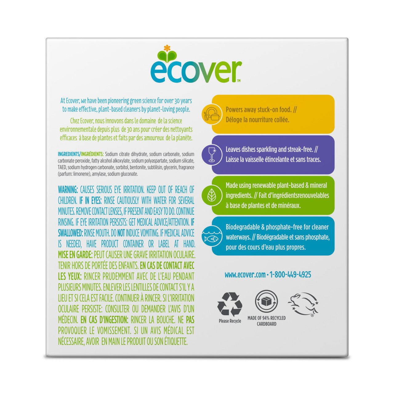 Ecover Auto Dishwashing Tablets (12x17.6 Oz)-1
