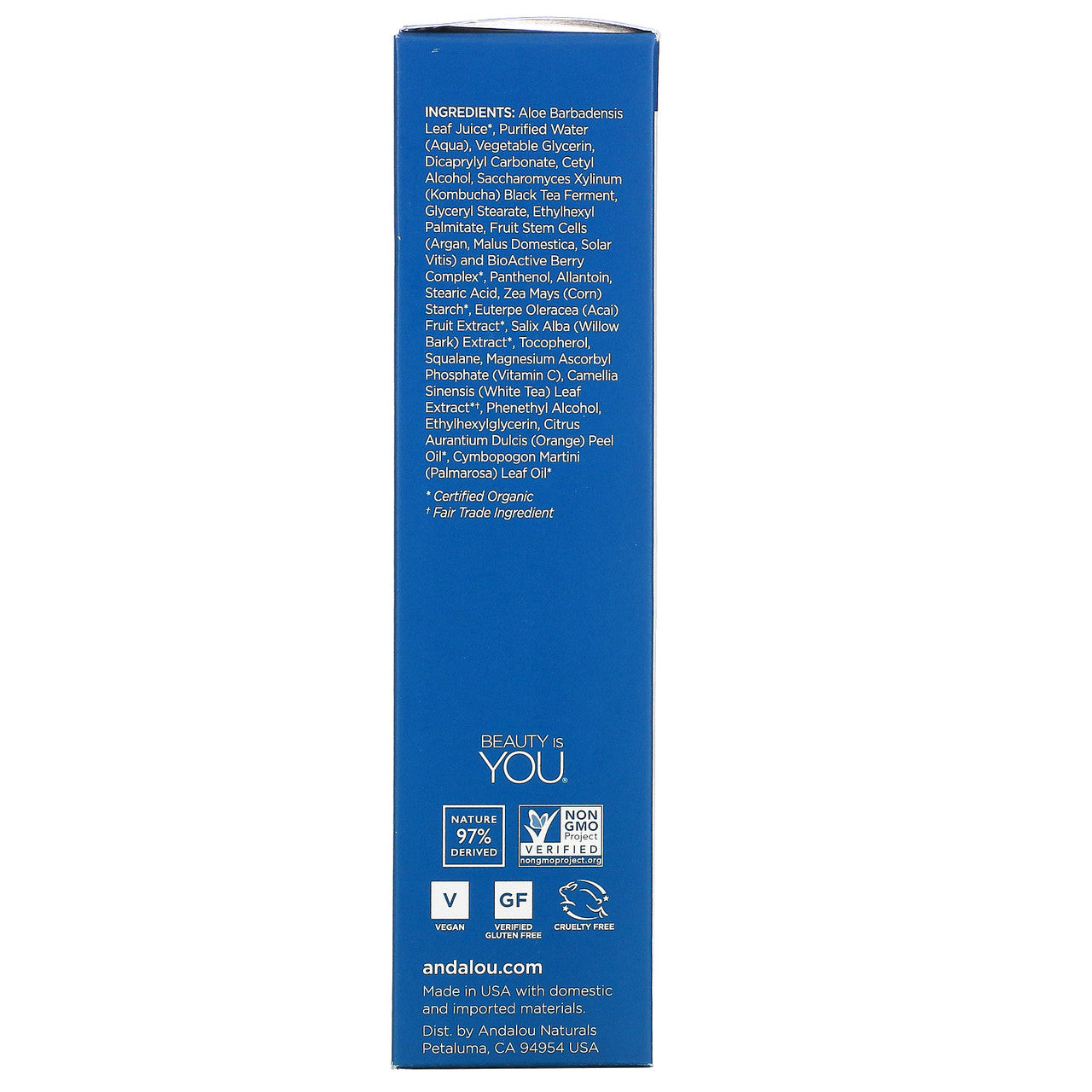 Andalou Naturals Acai+ Kombucha Oil-Free Moisturizer (2.1oz)-2