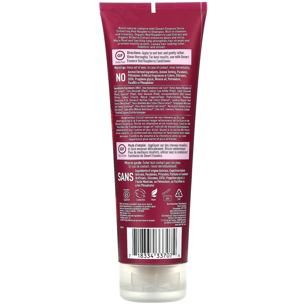 Desert Essence Red Raspberry Shampoo (1x8 Oz)-1