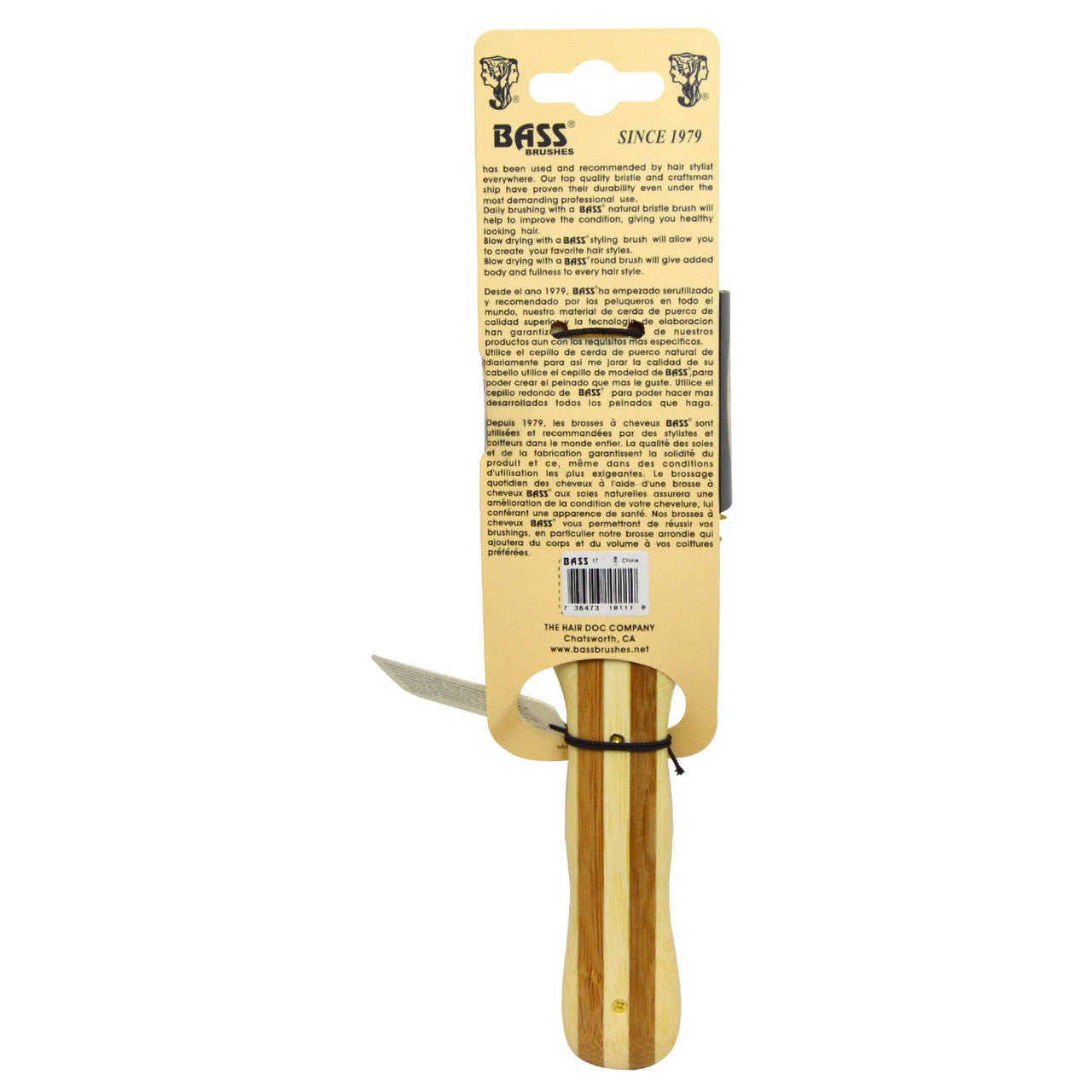 BASS HAIR BRSH BAM HANDL ( 1 X 1 CT   )-1