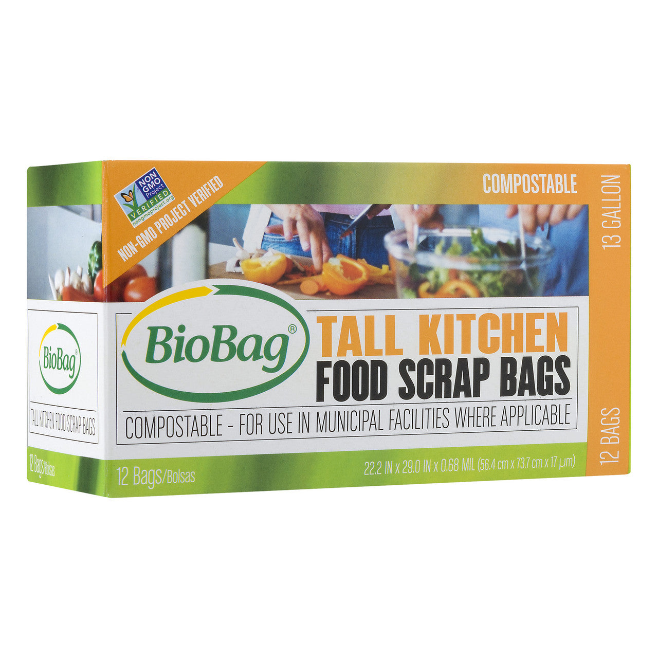 Biobag Tall Food Scrap Bags (12x12 CT)-1