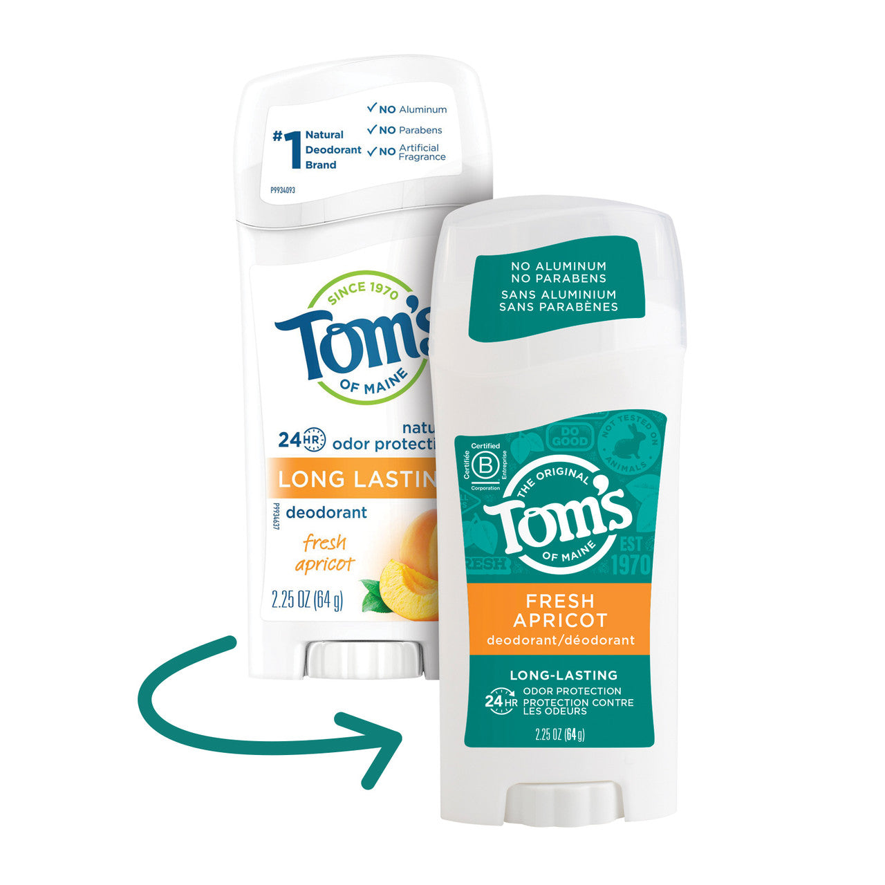 Tom's Of Maine Apricot Deodorant Stick (6x2.25 Oz)-0