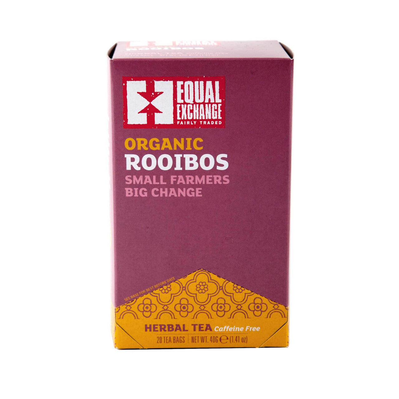 Equal Exchange Herbal Rooibos Tea (6x20 Bag)-0